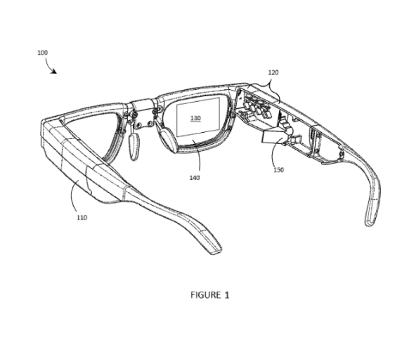 Thalmic patent glasses temple | BetaKit Thalmic patent glasses temple