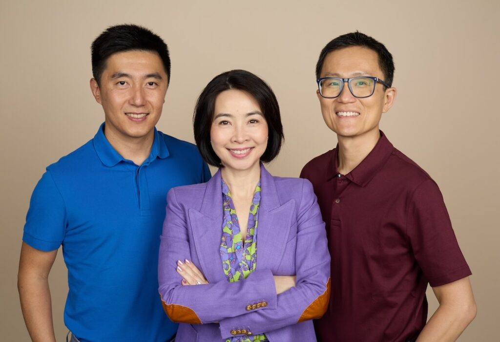 TSF Partners - left to right Brandon Zhao Eva Lau Allen Lau | BetaKit TSF Partners - left to right Brandon Zhao Eva Lau Allen Lau