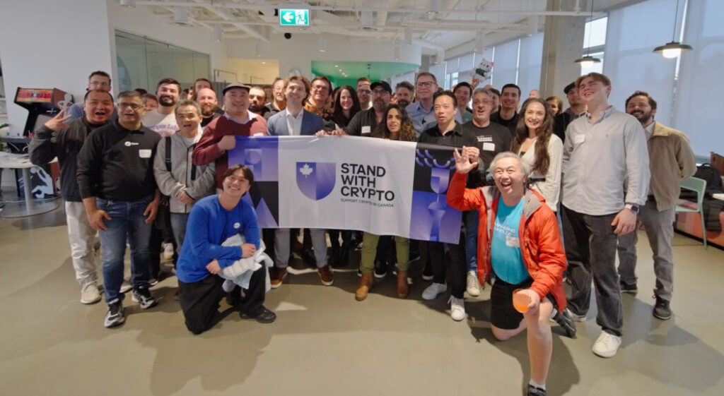 Vancouver Stand with Crypto event | BetaKit Vancouver Stand with Crypto event