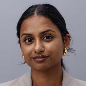 Gina Theivendra Headshot Toast Top 25 | BetaKit A headshot of Gina Theivendra