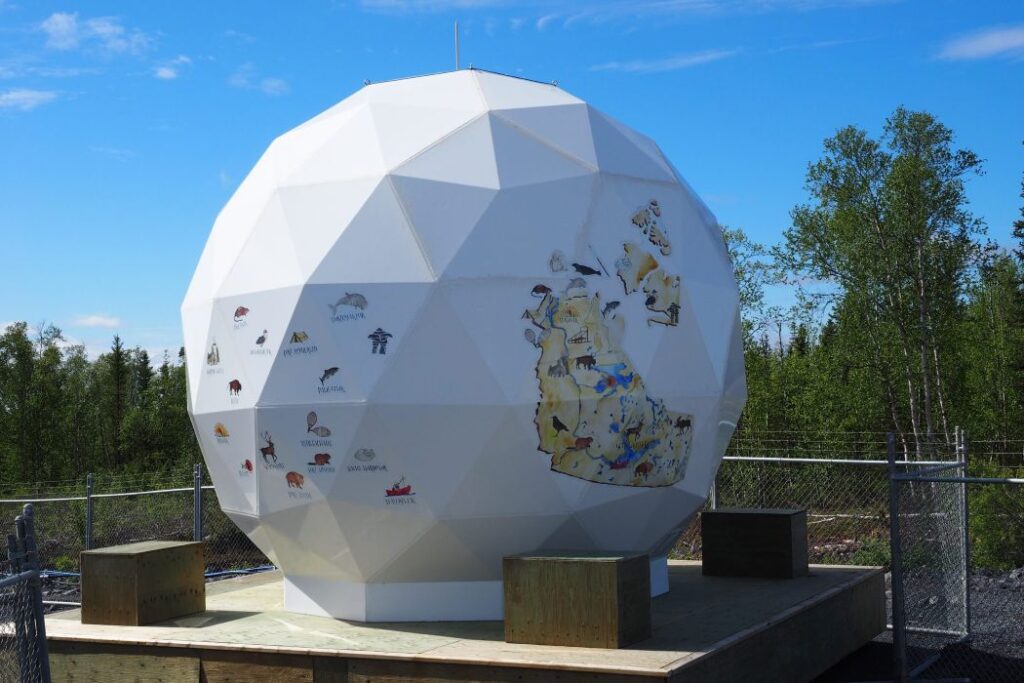 A C-Core ground station in Inuvik