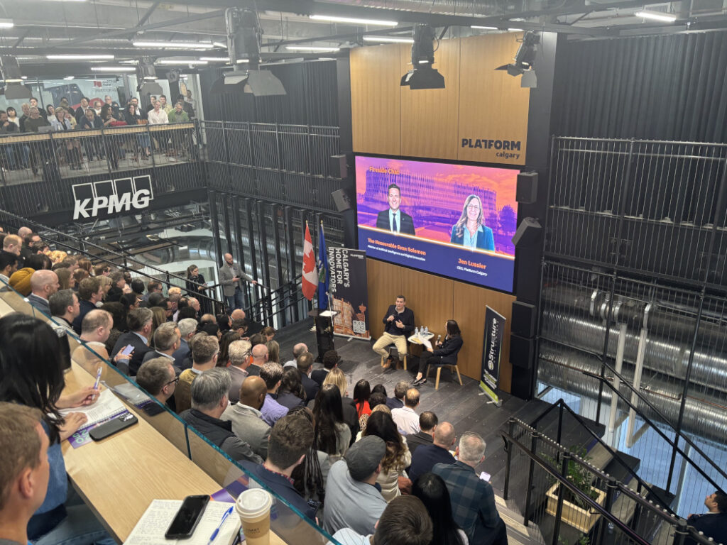 Evan Solomon and Jen Lussier. | BetaKit